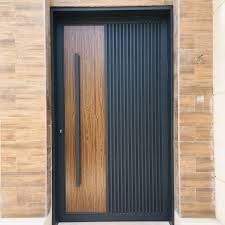 Wooden and iron exterior doors - ابواب خارجية خشب مع حديد